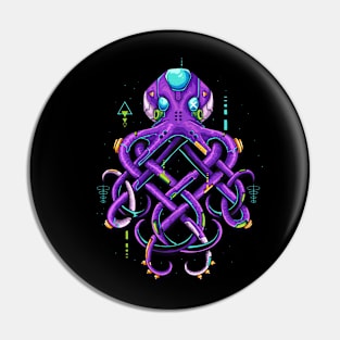 Kraken Mecha- Octopus Pin