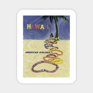 Vintage Travel - Hawaii (American Airlines) Magnet