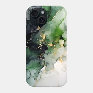 Mossy Magic - Abstract Alcohol Ink Art Phone Case