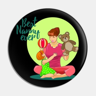 Best Nanny Pin