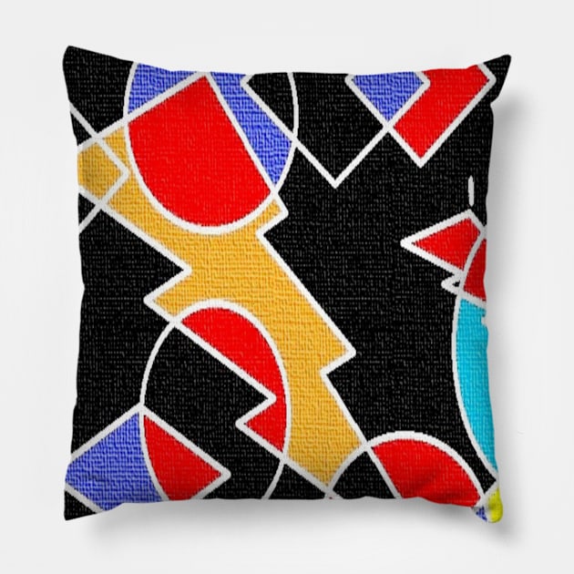 Rayo multicolor Pillow by osileig