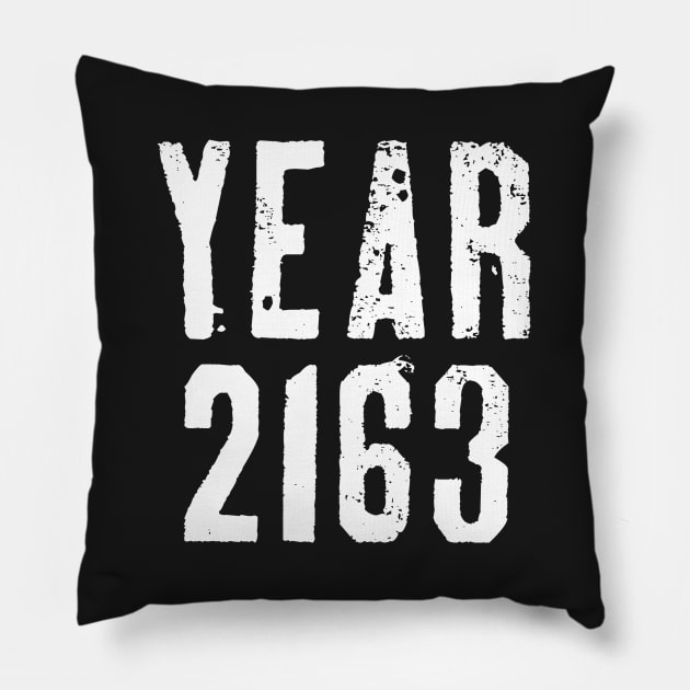 YEAR 2163 Pillow by cabinboy100