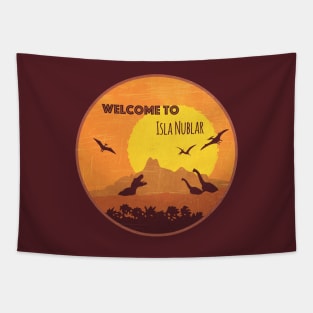 Welcome to Isla Nublar v2 Tapestry