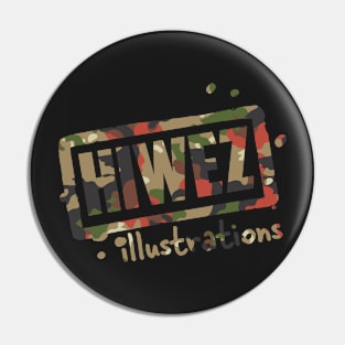 HIWEZ logo Swiss Alpenflage Pin