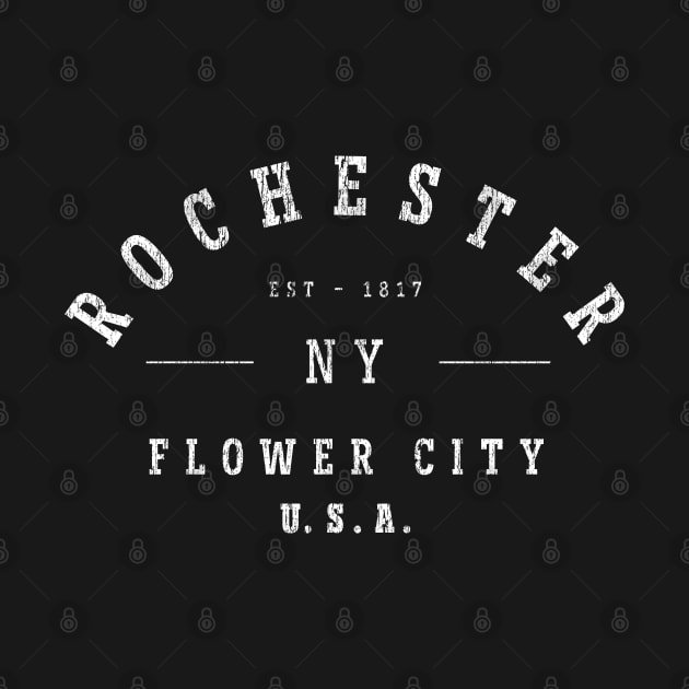 Flower City USA - Hometown Pride - Rochester design by Vector Deluxe