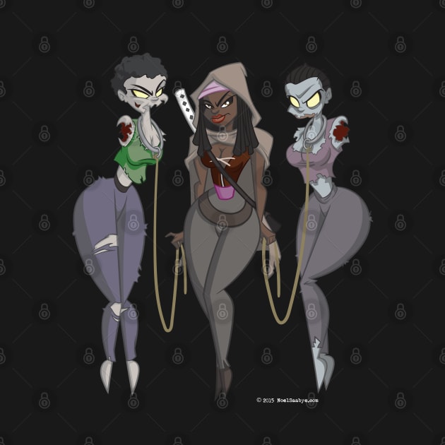 Pin-up zombies by NSaabye