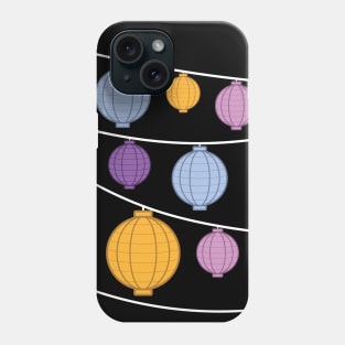 Lanterns | Purple Pink Orange Yellow Gray Phone Case