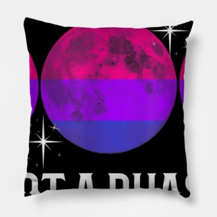 Not A Phase Bisexual Flag Shirt LGBT Bi Gay Pride Moon Gifts TShirt Pillow