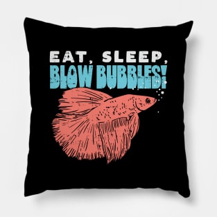 Siamese Fighting Betta Fish Splendens Gift Idea Pillow