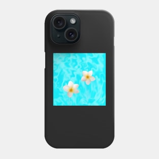 Lilo and Nani inspired white plumeria hawaiian flowers Phone Case