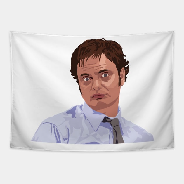 Dwight as Jim Tapestry by FutureSpaceDesigns