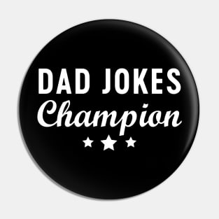 Dad joke champion Pin