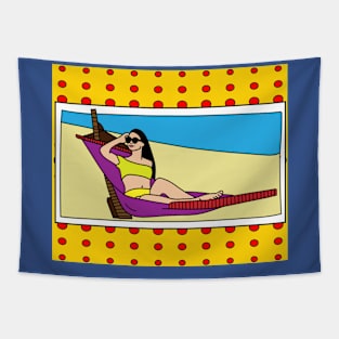 Idlers Hammock Do Nothing Tapestry