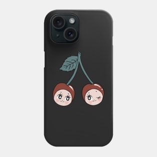 Cherry twin babies Phone Case