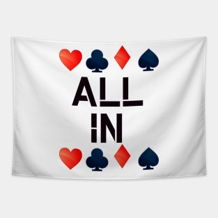 Poker All in Tapestry