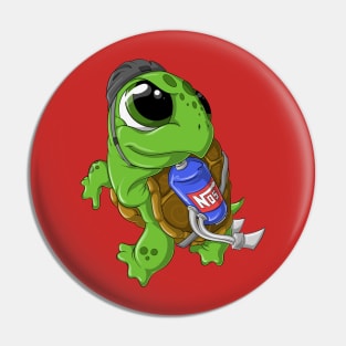 Turbo Turtle Pin