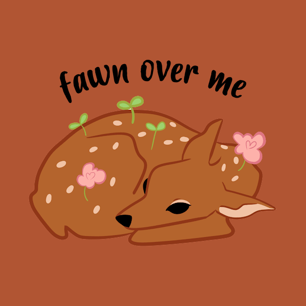 fawn over me by stickerjock