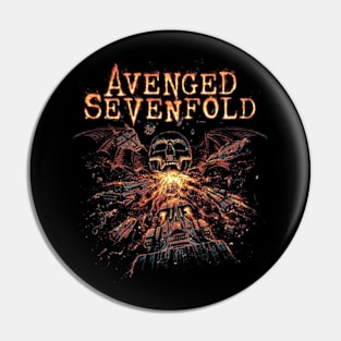 AVENGED SEVENFOLD MERCH VTG Pin