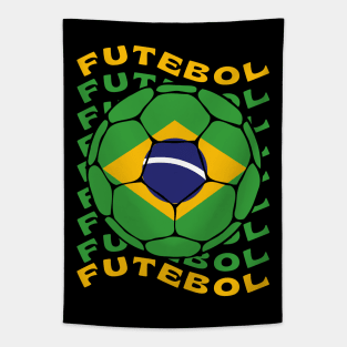 Futebol Brasil Tapestry