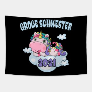 Einhorn Große Schwester 2021 Schwestern Tapestry