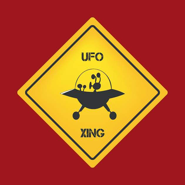 ufo xing sign by mangulica