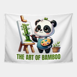 Panda Artist - The Art of Bamboo Creativity Shirt Tapestry