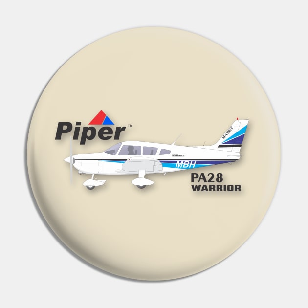 Piper PA28 Cherokee Pin by GregThompson