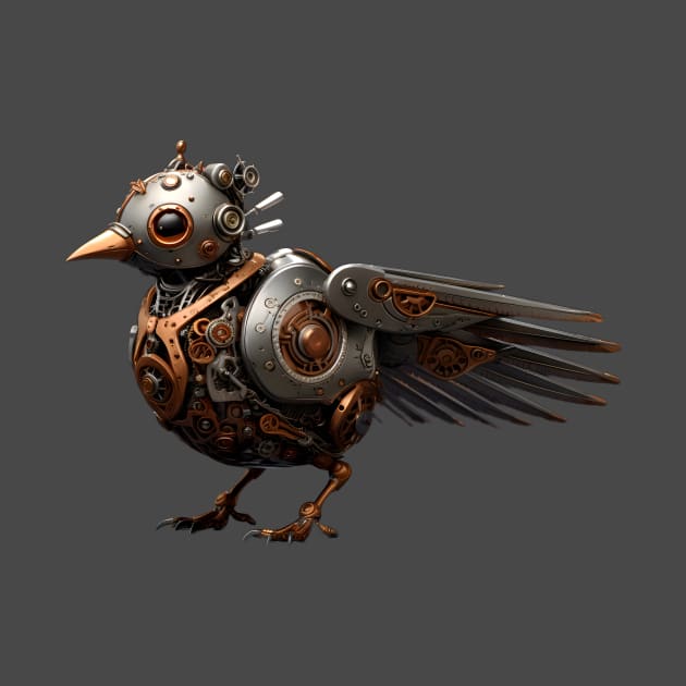 Steampunk Bird by Radibor78