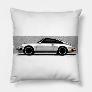 classic german sports car Pillow