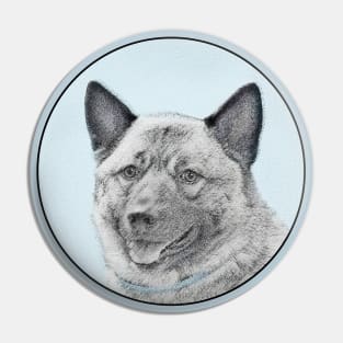 Norwegian Elkhound Pin