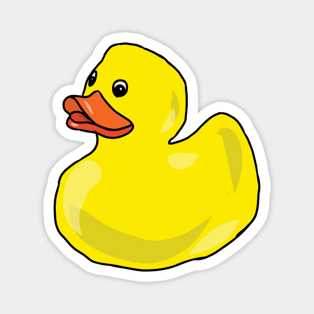 rubber ducky Magnet by ubercuties