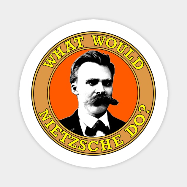 Nietzsche Magnet by Retro-Matic