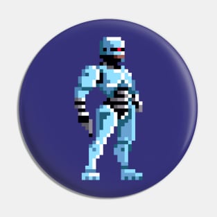 Robocop Pixel Art Pin