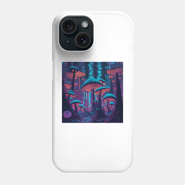 Mushrooms Phone Case by lakokakr