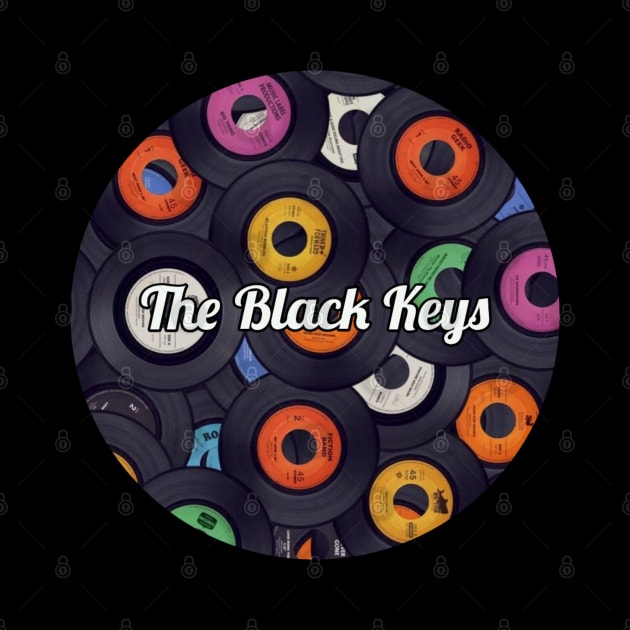 The Black Keys / Vinyl Records Style by Mieren Artwork 