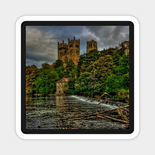 Durham Cathedral And Watermill Magnet