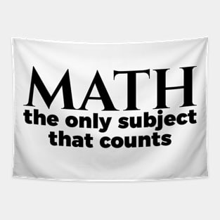 Nerd Math The Only Subject That Counts Tapestry