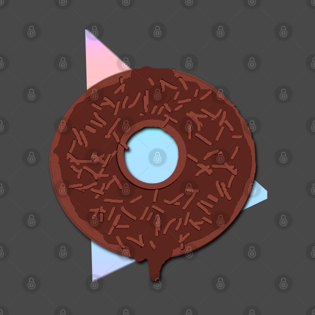 double chocolate doughnut by swiftjennifer