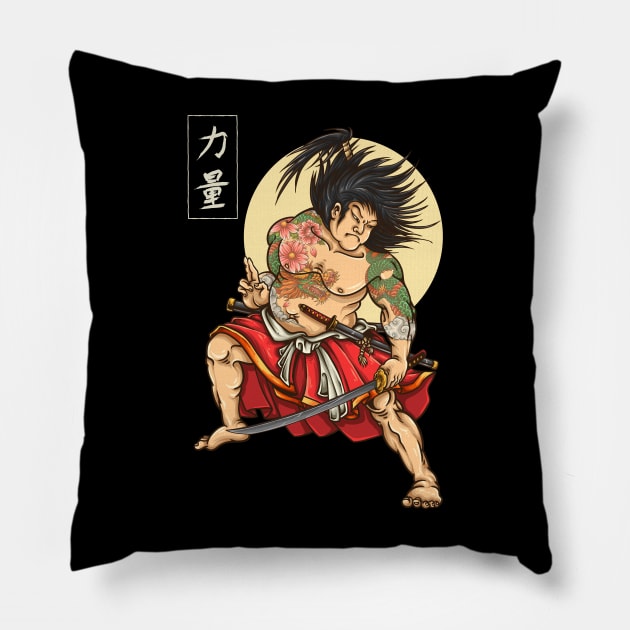 Japanese art Pillow by Dabyong