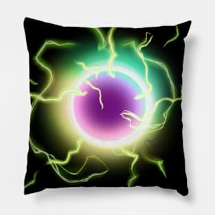 energy sphere Pillow