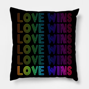 Love Wins lgbt Pillow