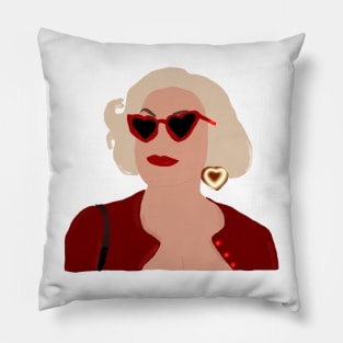 Tiffany valentine Pillow