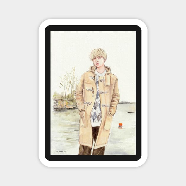 Yoongi Helsinki Magnet by emopod