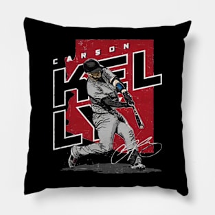 carson kelly player map Pillow