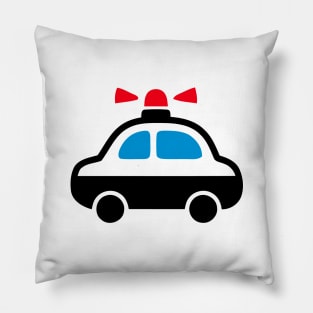 Policecar Emoticon Pillow