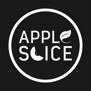 Apple Slice Circular Mono T-Shirt