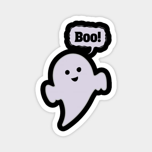 boo! ghost Magnet by Path