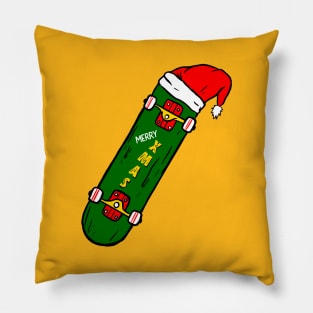 Santa Hat Skateboard Pillow