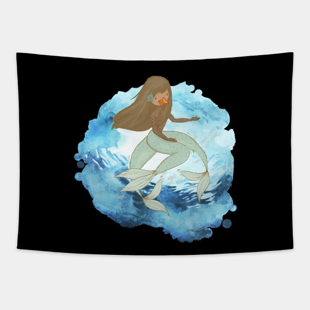 Japanese Amabie Tapestry by Lucia