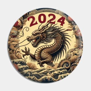 Year of the dragon 2024 Pin